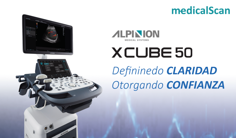 banner ALPINION X-CUBE 50 definiendo claridad, otorgando confianza